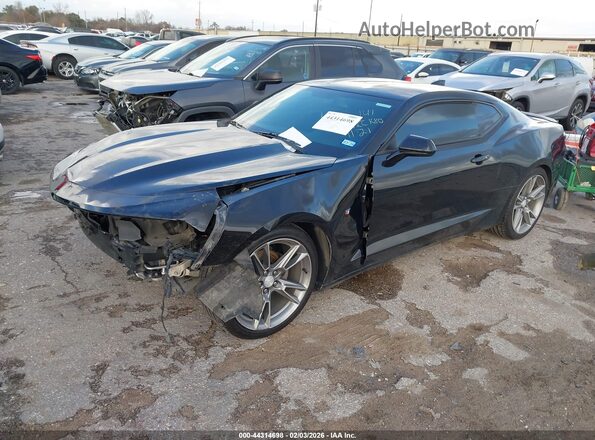 1G1FA1RX6K0122581 2019 CHEVROLET CAMARO Black წინა მარცხენა ხედი სამი მეოთხედიდან