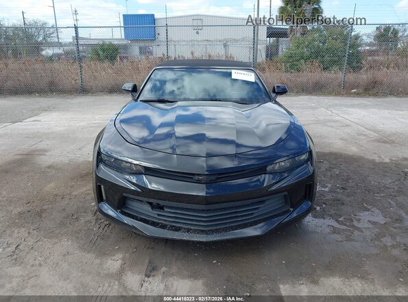 1G1FB3DS2G0168372 2016 CHEVROLET CAMARO Черный Вид спереди