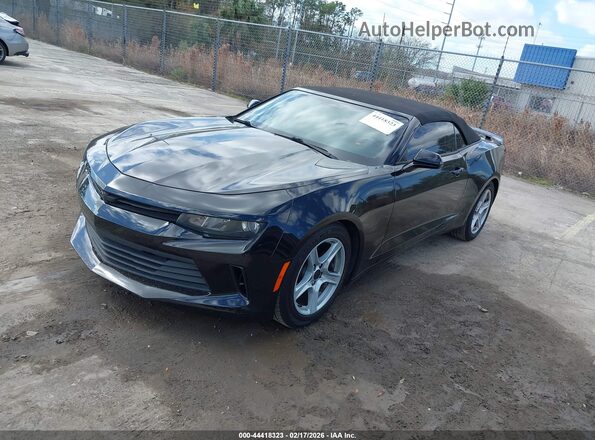 1G1FB3DS2G0168372 2016 CHEVROLET CAMARO Черный Передняя левая четверть