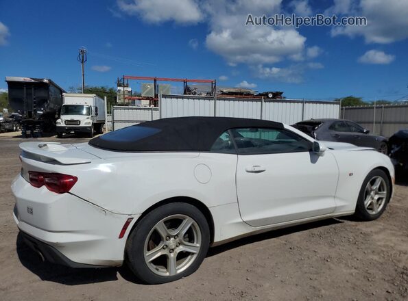 1G1FB3DS5K0117263 2019 CHEVROLET CAMARO White Задня права чверть