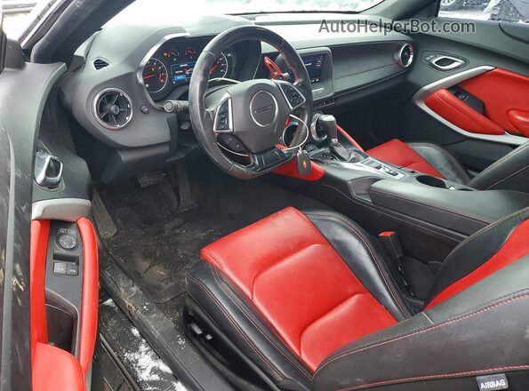 1G1FD1RX9N0128502 2022 CHEVROLET CAMARO Черный Вид панели приборов