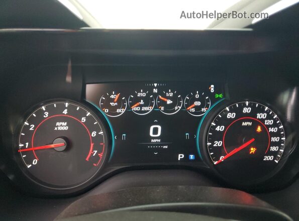 1G1FF1R71P0131276 2023 CHEVROLET CAMARO Blue Widok zestawu wskaźników
