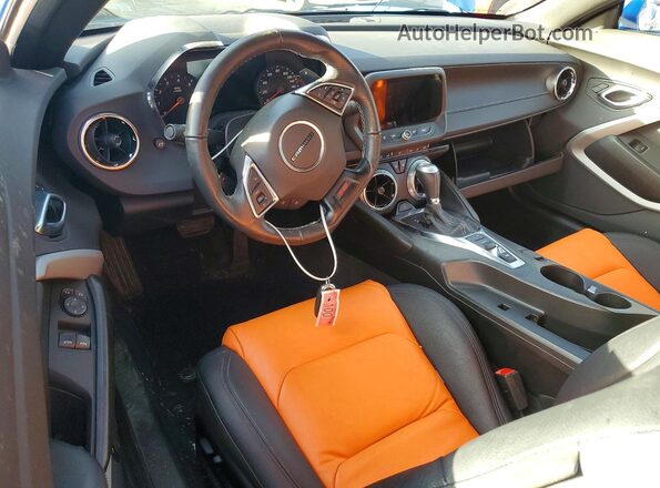 1G1FF1R79R0122599 2024 CHEVROLET CAMARO Синий Вид панели приборов