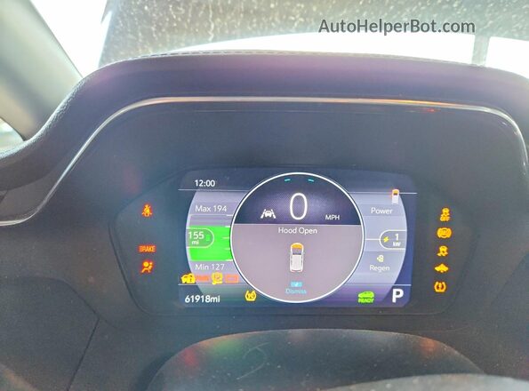 1G1FW6S06N4100265 2022 CHEVROLET BOLT Blue Vista del cuadro de instrumentos