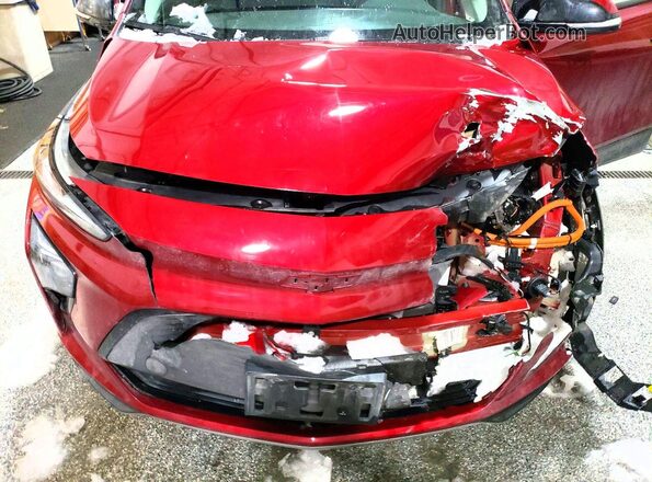 1G1FY6S05N4109727 2022 CHEVROLET BOLT Maroon Շարժիչի բաժամունքի տեսք