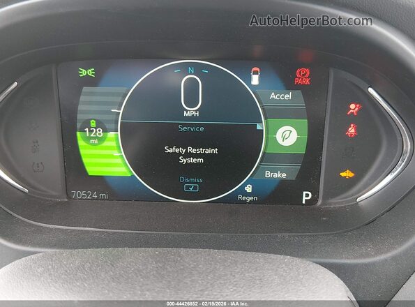 1G1FZ6S09M4112688 2021 CHEVROLET BOLT Gray Widok tylnych siedzeń