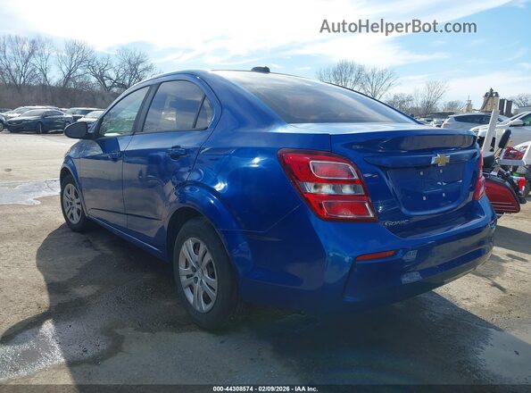 1G1JB5SB4K4148392 2019 CHEVROLET SONIC Blue უკანა მარცხენა
