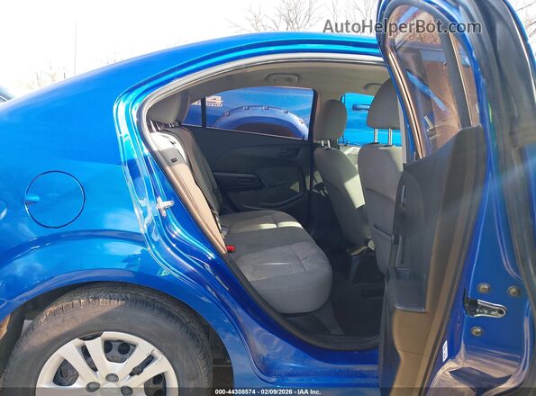 1G1JB5SB4K4148392 2019 CHEVROLET SONIC Blue VIN კოდის სტიკერის ხედი