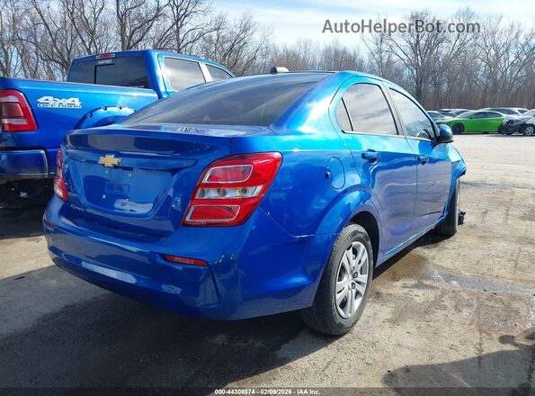 1G1JB5SB4K4148392 2019 CHEVROLET SONIC Blue უკანა მარჯვენა