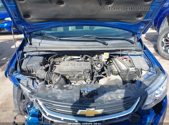 1G1JB5SB4K4148392 2019 CHEVROLET SONIC Blue უკანა ხედი