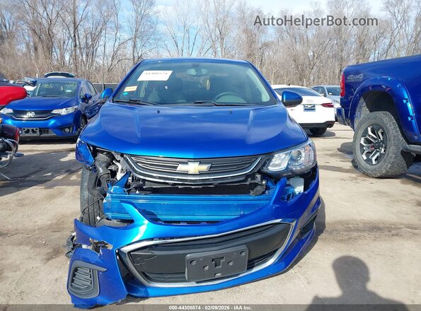 1G1JB5SB4K4148392 2019 CHEVROLET SONIC Blue ხელსაწყოთა პანელის ხედი
