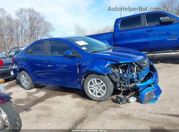 1G1JB5SB4K4148392 2019 CHEVROLET SONIC Blue უკანა სალონის ხედი