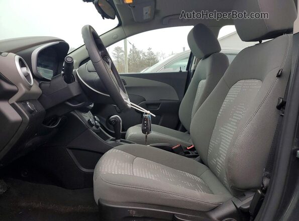 1G1JB5SBXK4112710 2019 CHEVROLET SONIC Charcoal Widok wnętrza z przodu