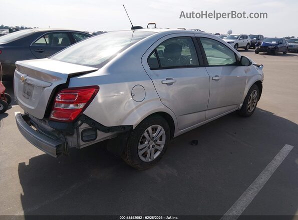 1G1JB5SH3H4135498 2017 CHEVROLET SONIC Silver Trasero derecho