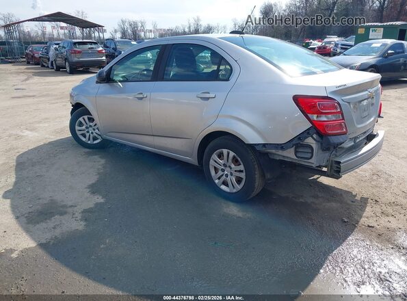 1G1JB5SHXJ4135830 2018 CHEVROLET SONIC Silver Հետևի ձախ