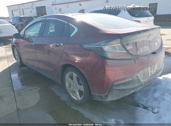 1G1RA6S55HU106909 2017 CHEVROLET VOLT Burgundy Tył lewy