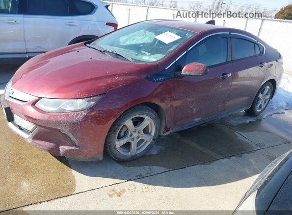 1G1RA6S55HU106909 2017 CHEVROLET VOLT Burgundy Przód lewy