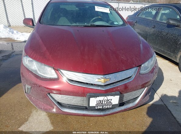 1G1RA6S55HU106909 2017 CHEVROLET VOLT Burgundy Widok z przodu