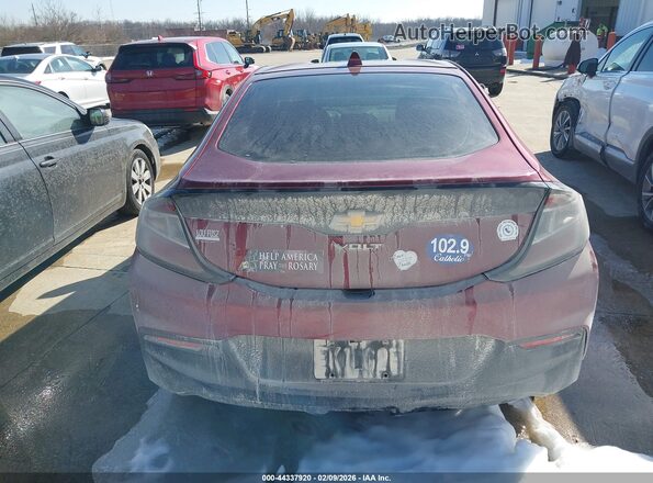 1G1RA6S55HU106909 2017 CHEVROLET VOLT Burgundy 