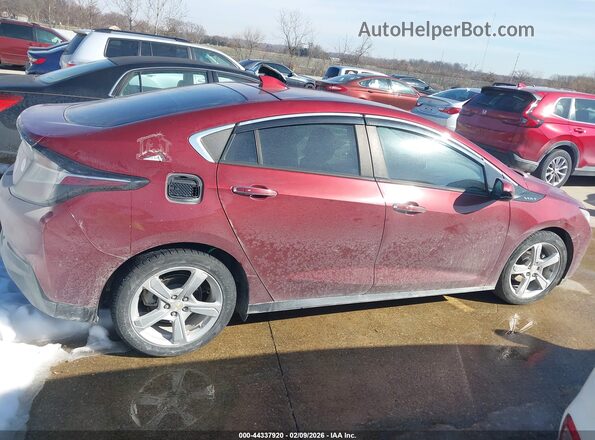 1G1RA6S55HU106909 2017 CHEVROLET VOLT Burgundy Widok wnętrza z tyłu