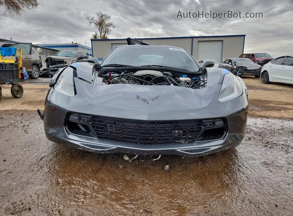 1G1Y12D77H5300628 2017 CHEVROLET CORVETTE Gray Widok z przodu