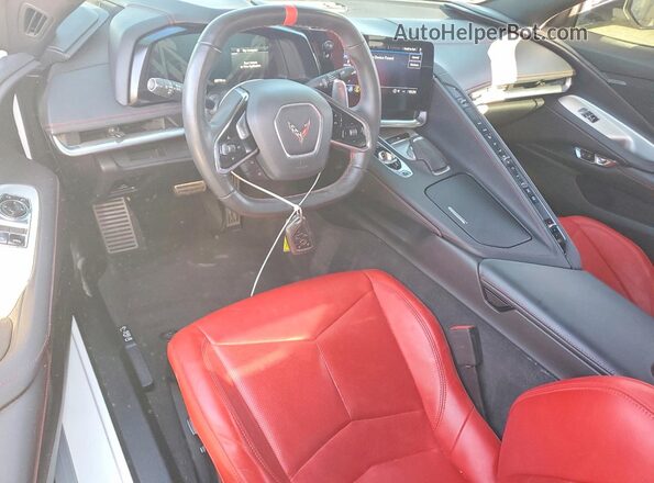 1G1YA2D41N5122345 2022 CHEVROLET CORVETTE Белый Вид панели приборов