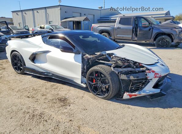 1G1YA2D41N5122345 2022 CHEVROLET CORVETTE Белый Передняя правая четверть