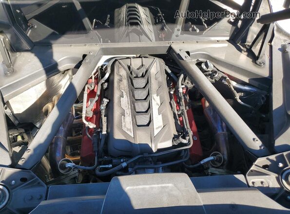 1G1YA2D41N5122345 2022 CHEVROLET CORVETTE Белый Вид задней части салона