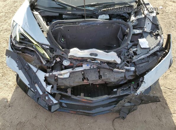 1G1YA2D43M5123057 2021 CHEVROLET CORVETTE Серый Вид задней части салона