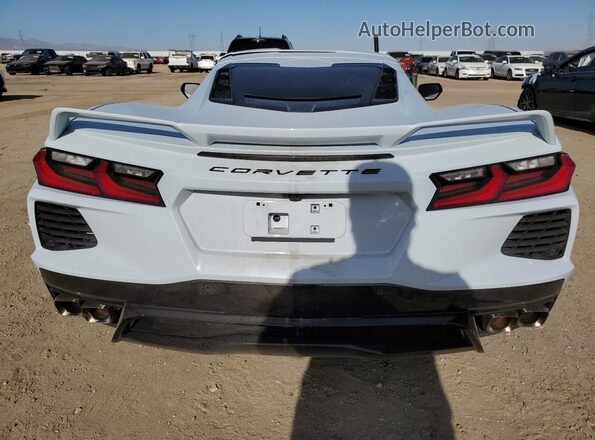 1G1YA2D43M5123057 2021 CHEVROLET CORVETTE Серый Вид сзади
