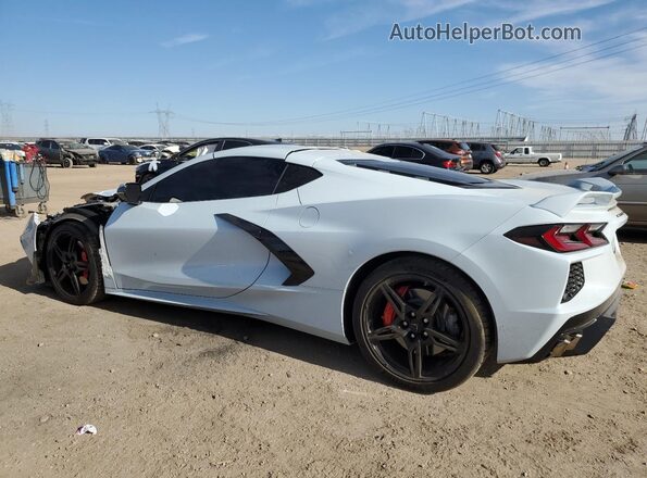 1G1YA2D43M5123057 2021 CHEVROLET CORVETTE Серый Задняя левая четверть