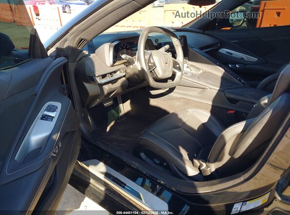 1G1YA2D43P5134340 2023 CHEVROLET CORVETTE Black Вид салону спереду