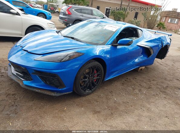1G1YA2D43S5112380 2025 CHEVROLET CORVETTE Blue Przód lewy