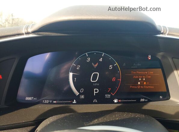 1G1YA2D44M5120118 2021 CHEVROLET CORVETTE Красный 