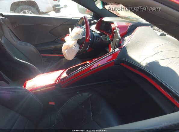 1G1YA2D45P5106409 2023 CHEVROLET CORVETTE Красный Вид салона спереди