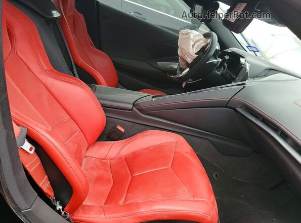 1G1YA2D46S5113345 2025 CHEVROLET CORVETTE Black Вид салону спереду