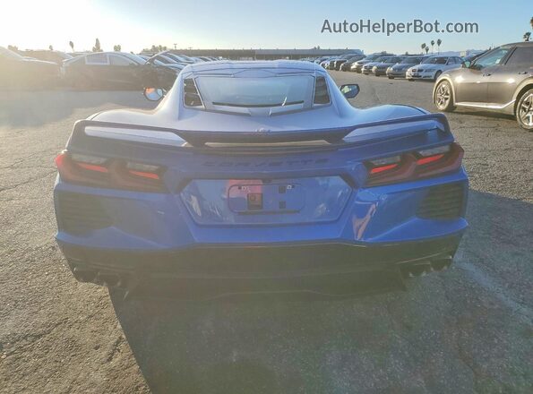 1G1YA2D48P5128596 2023 CHEVROLET CORVETTE Blue Vista trasera