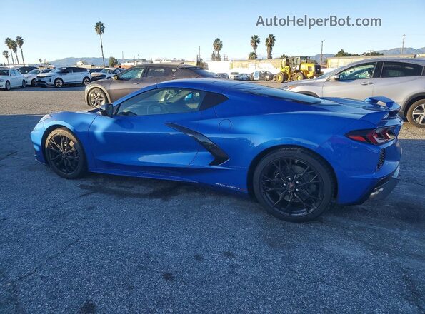 1G1YA2D48P5128596 2023 CHEVROLET CORVETTE Blue Trasero izquierdo
