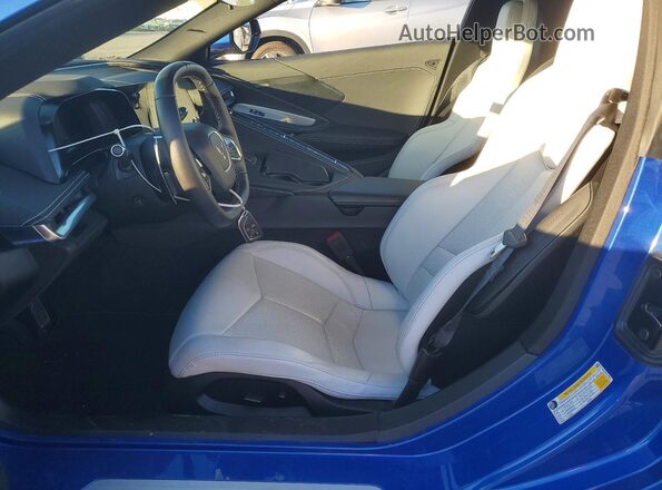1G1YA2D48P5128596 2023 CHEVROLET CORVETTE Blue Vista interior delantera