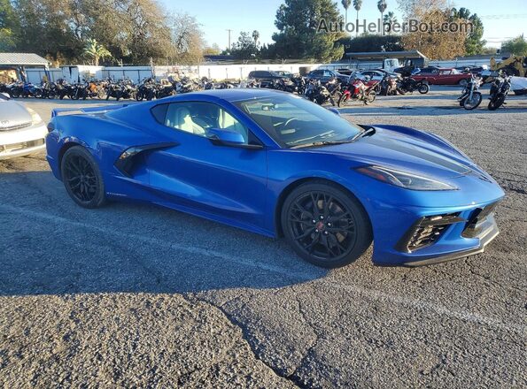 1G1YA2D48P5128596 2023 CHEVROLET CORVETTE Blue Delantero derecho