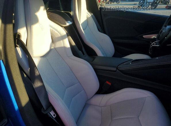 1G1YA2D48P5128596 2023 CHEVROLET CORVETTE Blue Vista de los asientos traseros