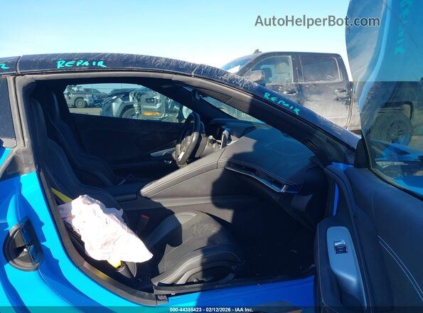 1G1YA2D49M5112936 2021 CHEVROLET CORVETTE Blue Vista interior delantera