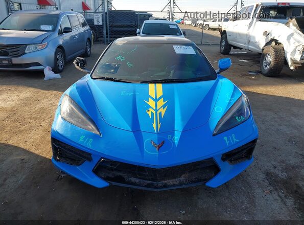 1G1YA2D49M5112936 2021 CHEVROLET CORVETTE Blue Vista del cuadro de instrumentos
