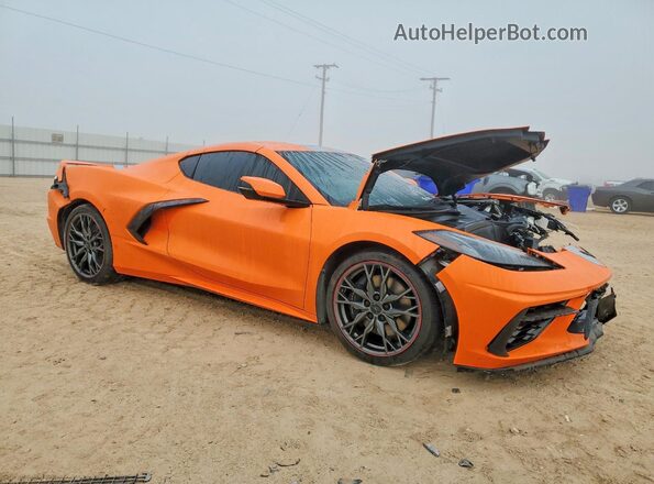 1G1YB2D4XR5117700 2024 CHEVROLET CORVETTE Orange Front right