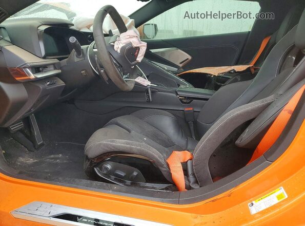 1G1YB2D4XR5117700 2024 CHEVROLET CORVETTE Orange Front interior view