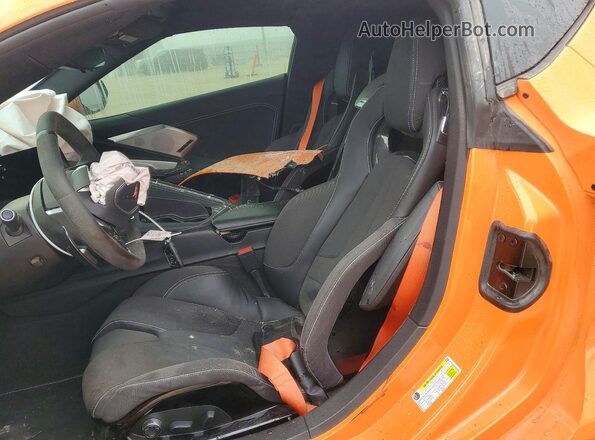 1G1YB2D4XR5117700 2024 CHEVROLET CORVETTE Orange Rear seats view
