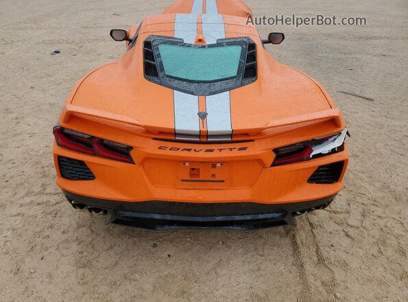 1G1YB2D4XR5117700 2024 CHEVROLET CORVETTE Orange Rear interior view