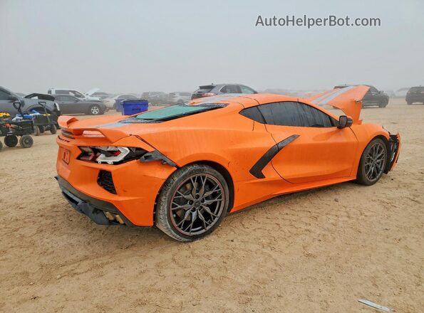 1G1YB2D4XR5117700 2024 CHEVROLET CORVETTE Orange Rear right