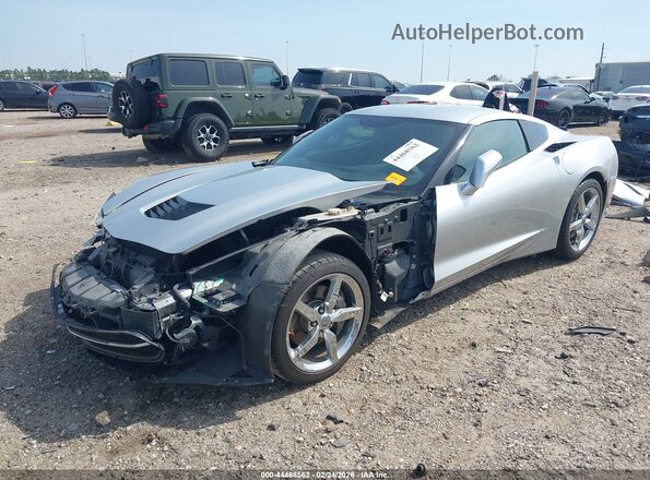 1G1YB2D76G5103431 2016 CHEVROLET CORVETTE Silver Vista tres cuartos delantera izquierda