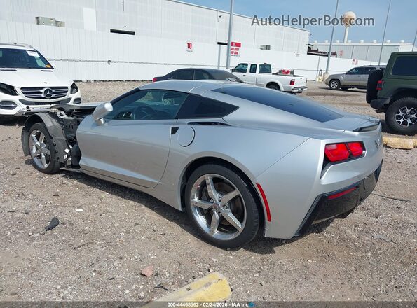 1G1YB2D76G5103431 2016 CHEVROLET CORVETTE Silver Trasero izquierdo
